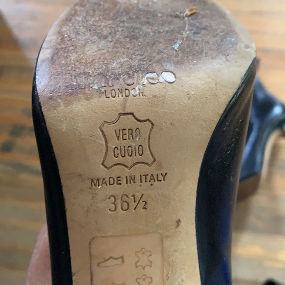 Jimmy Choo Black Heeled Boots - Picture 4 of 7